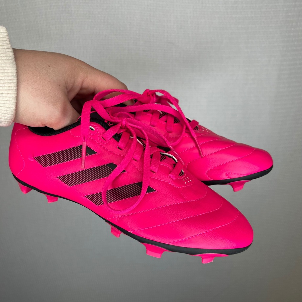 Adidas Copa Pure .4 FxG Kids Soccer Cleats Pink Black GW4659 Size 3Y